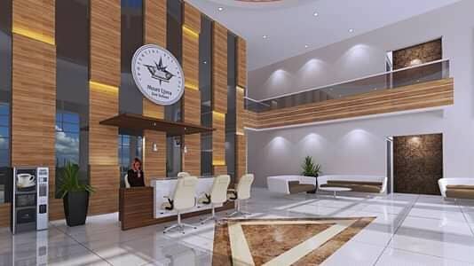 Virtual office reception space