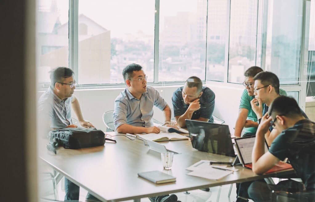 Networking space for meetings