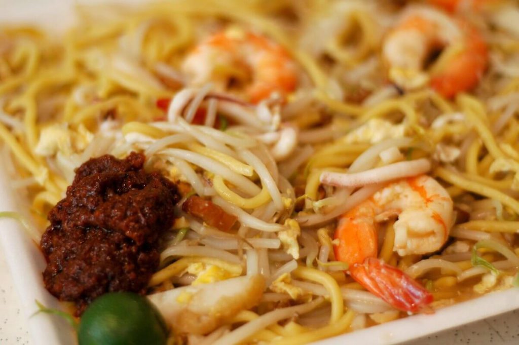 Shrimp Noodles from North Bridge Road Hawker Centre, Singapore